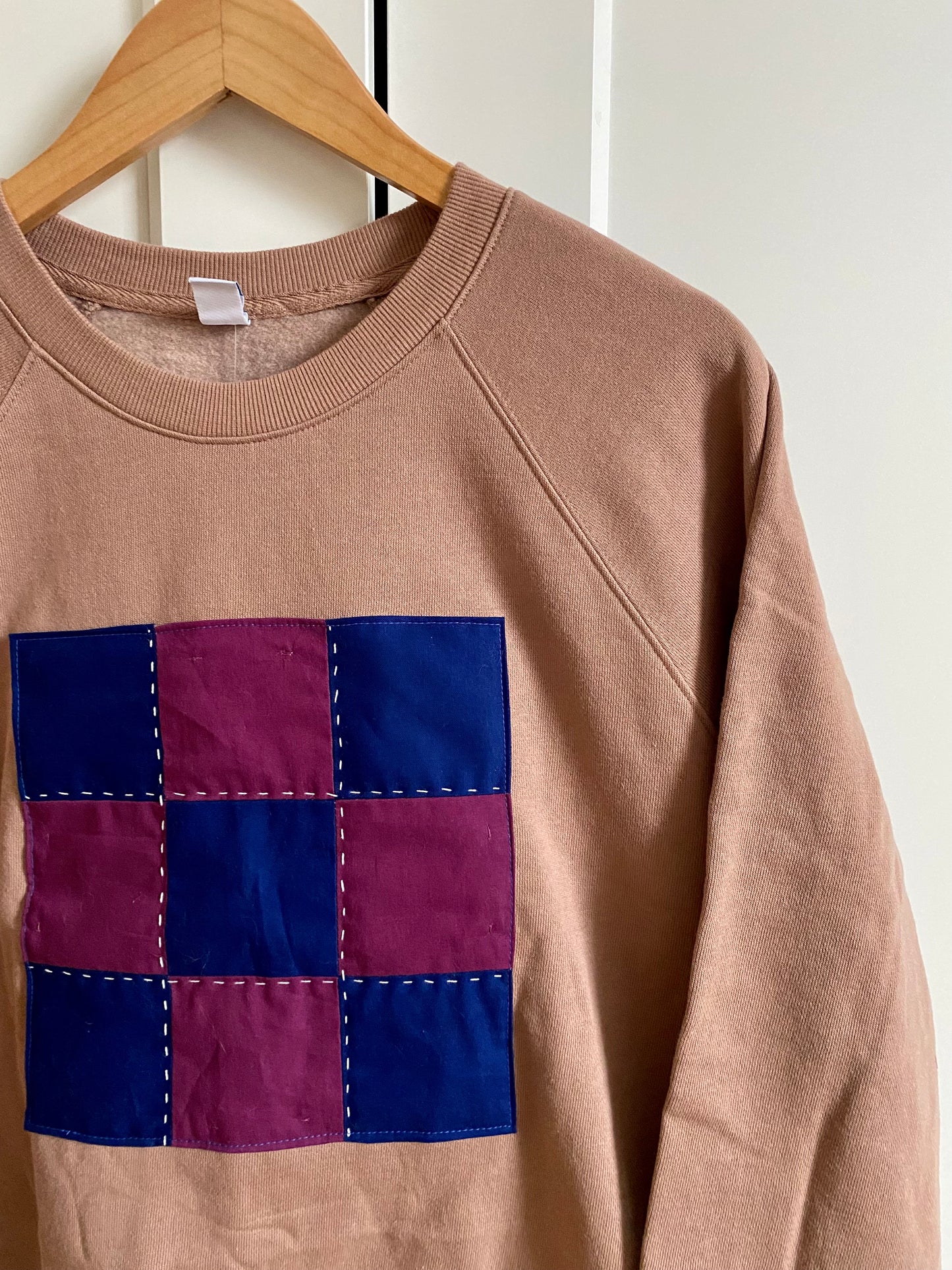 Blue & Purple Check / Sweatshirt