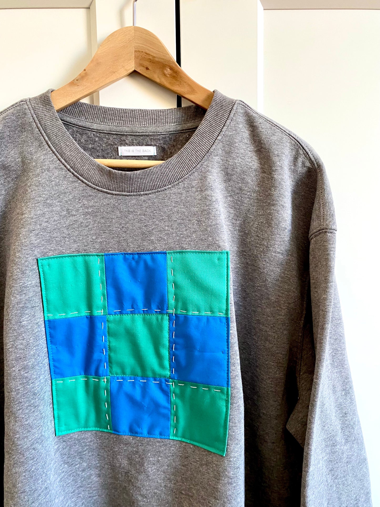 Green & Blue Check / Sweatshirt