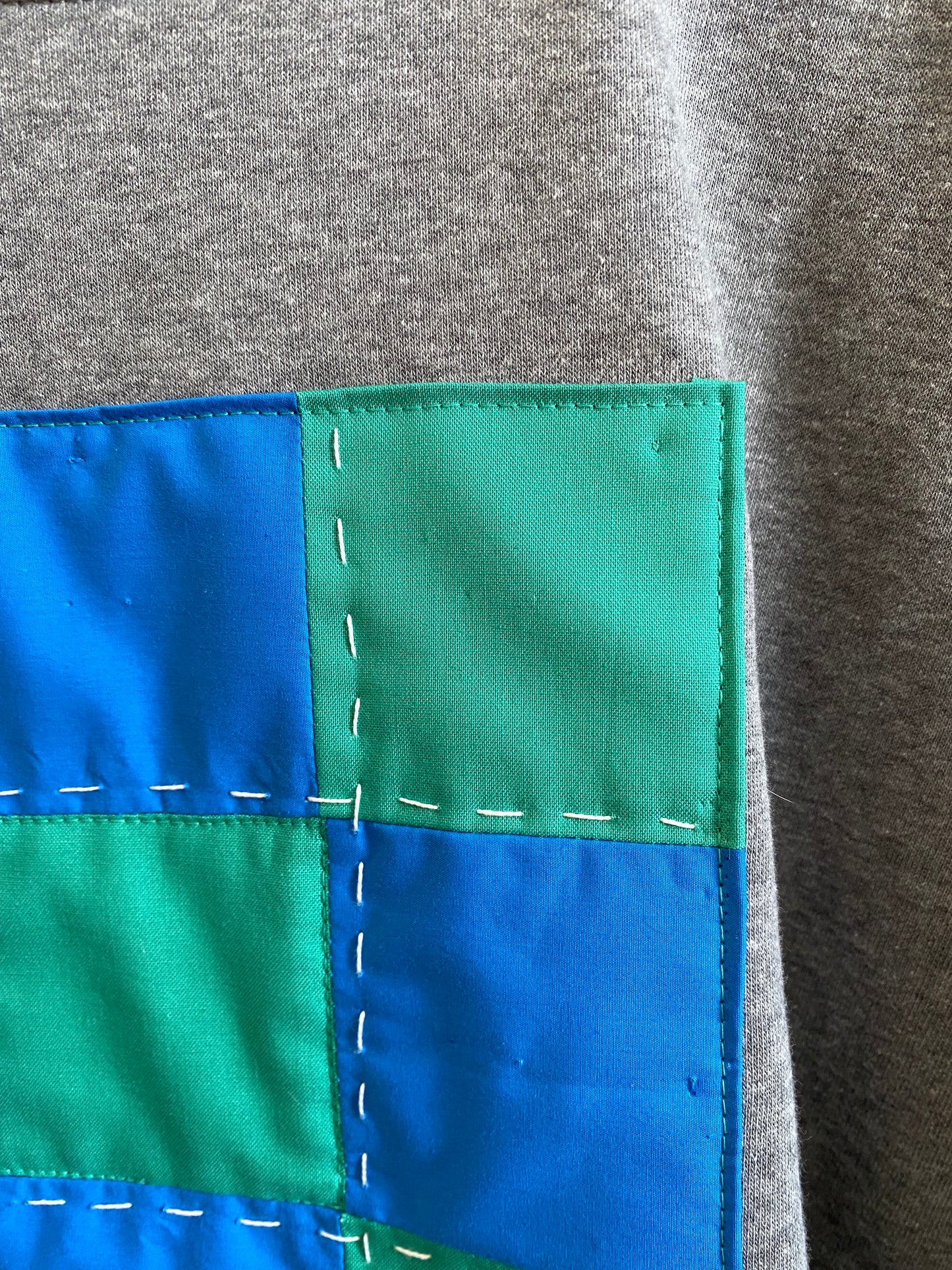 Green & Blue Check / Sweatshirt