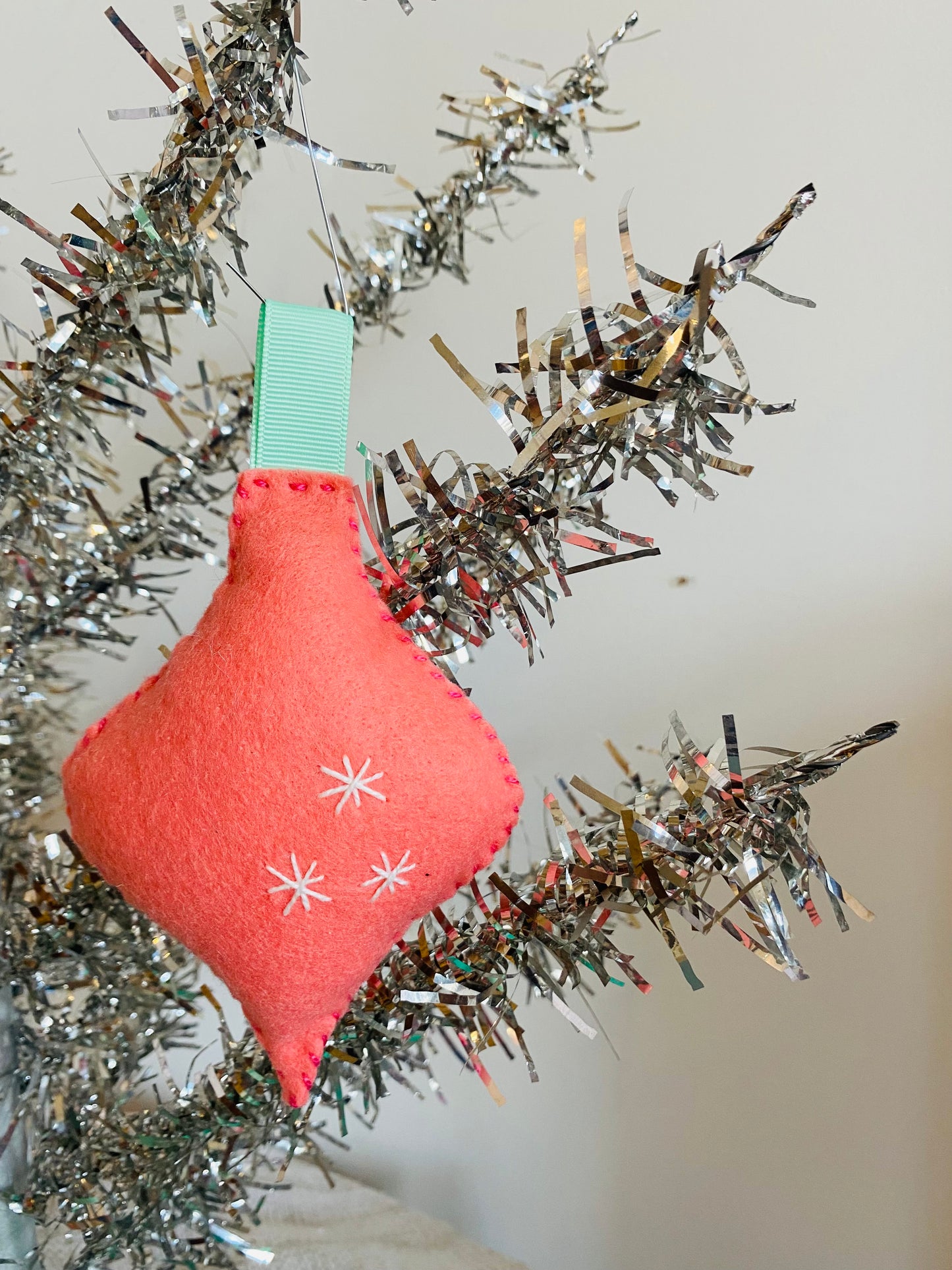 Retro Ornaments That Don't Break / Coral