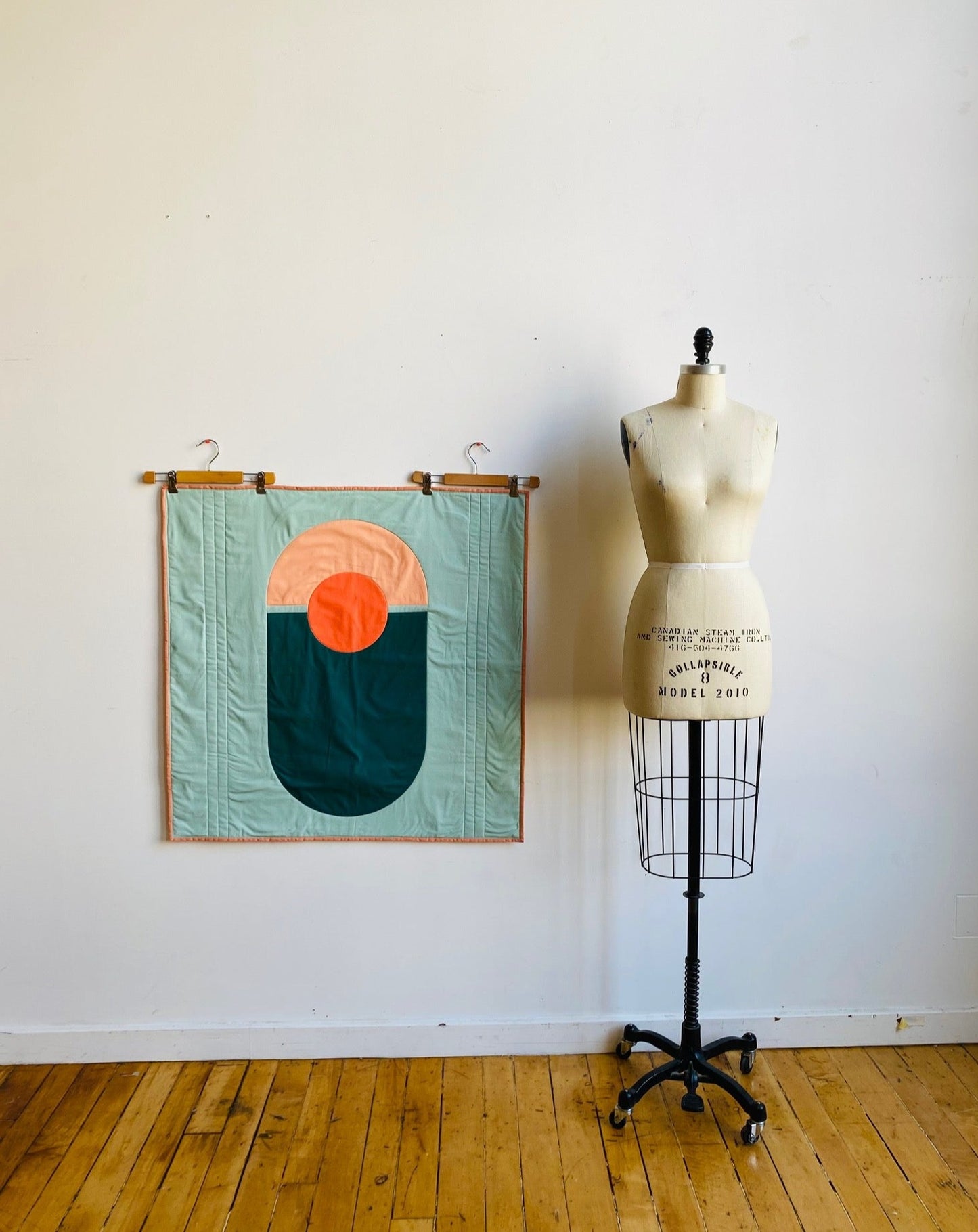 Pop Goes the World / Baby Quilt