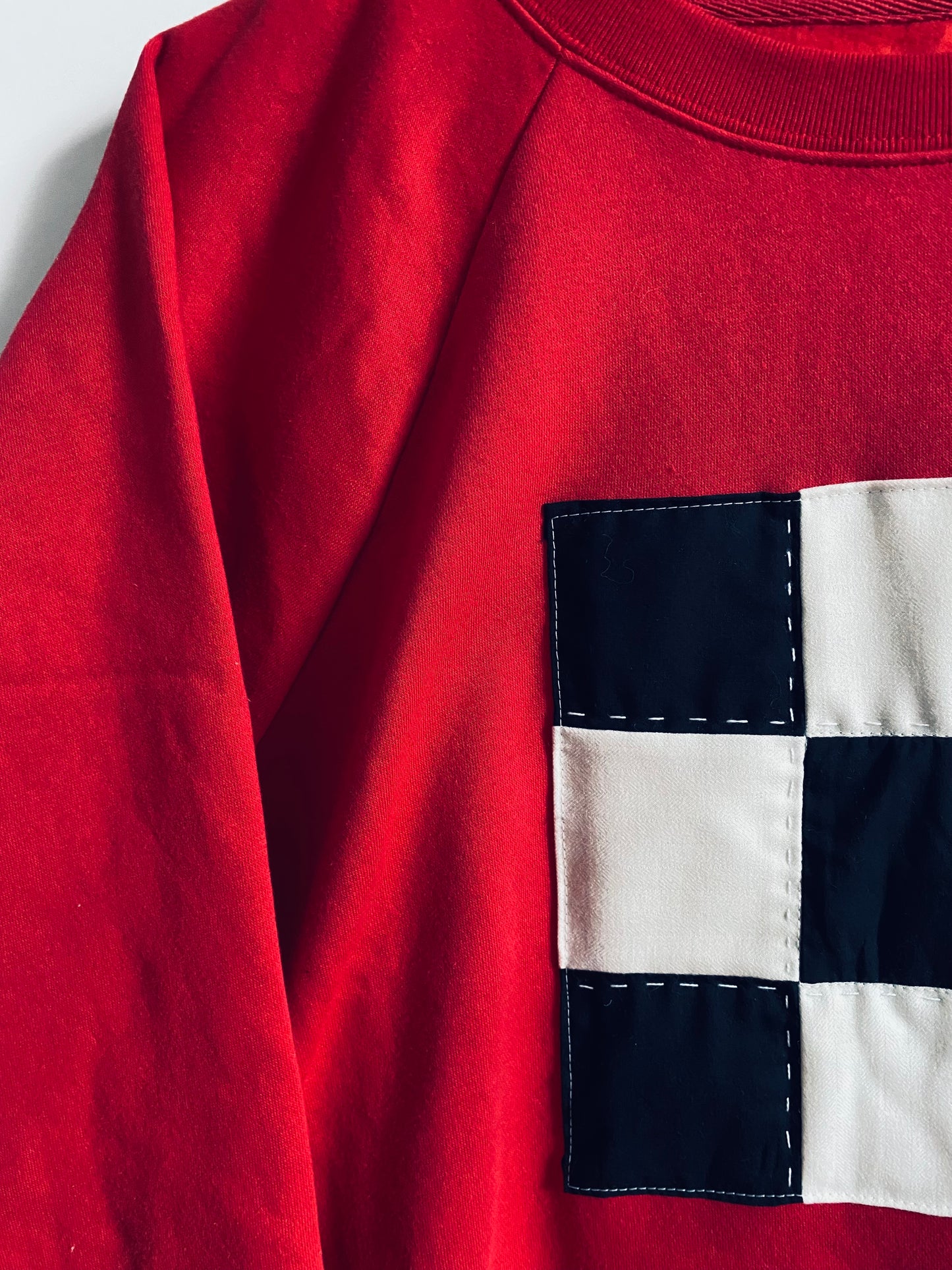 Black & White Check / Sweatshirt