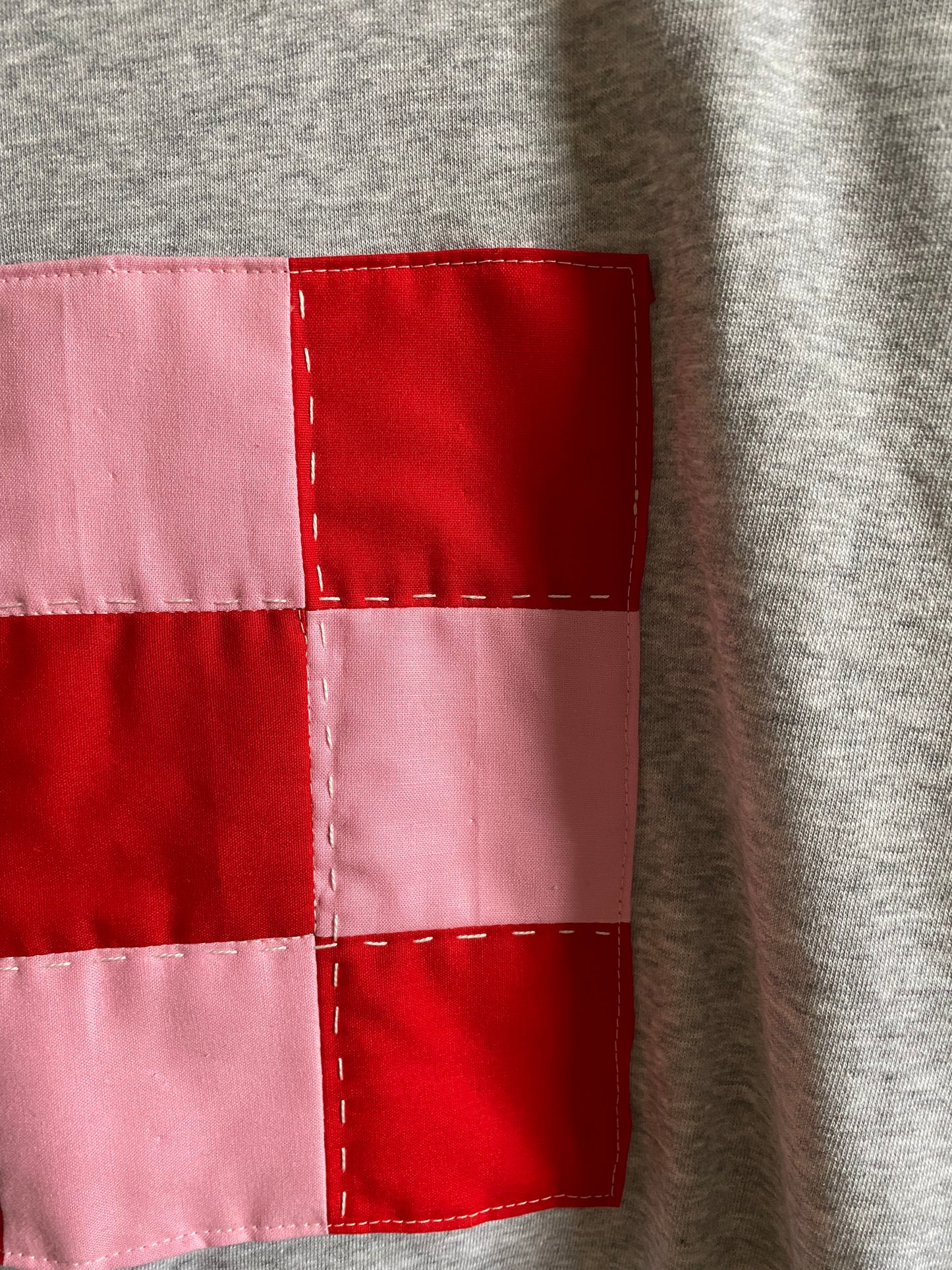 Red & Pink Check /  Sweatshirt