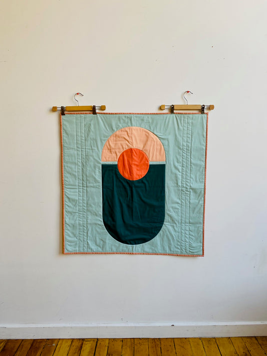 Pop Goes the World / Baby Quilt